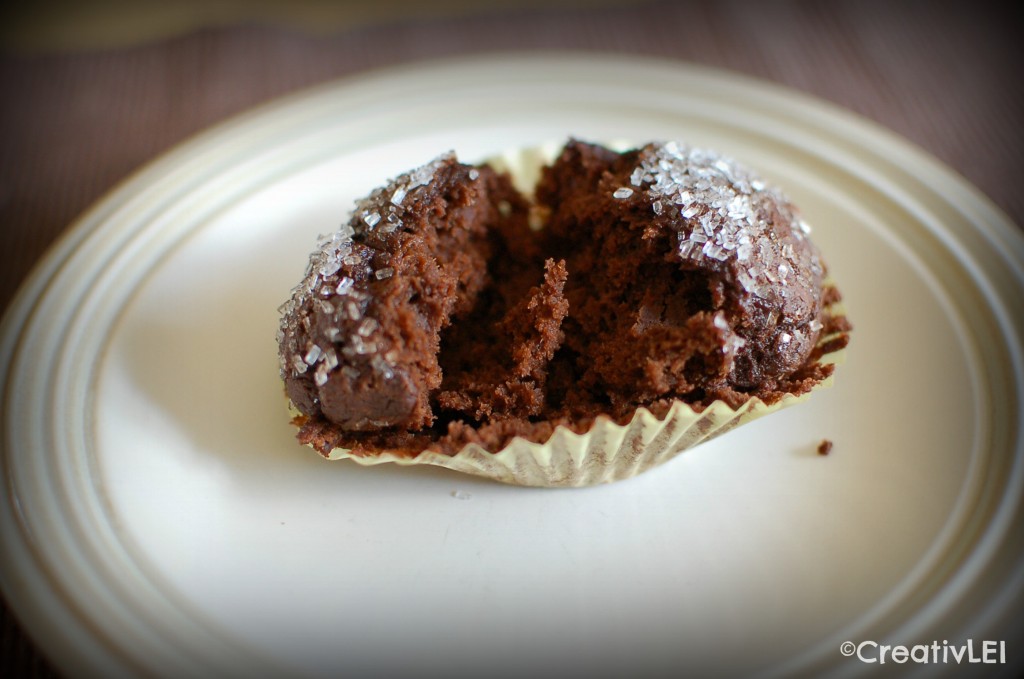 really moist and rich chocolate cupcake