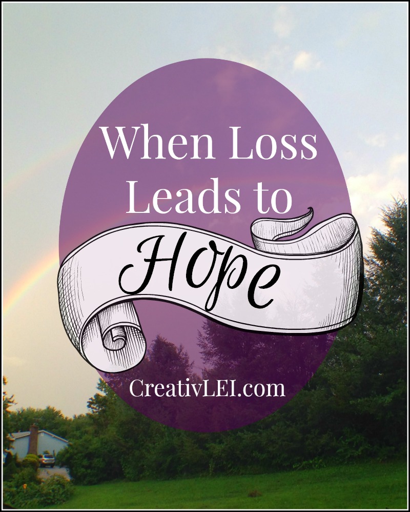 There can be hope through death and loss, Easter reminds us of that! -CreativLEI.com