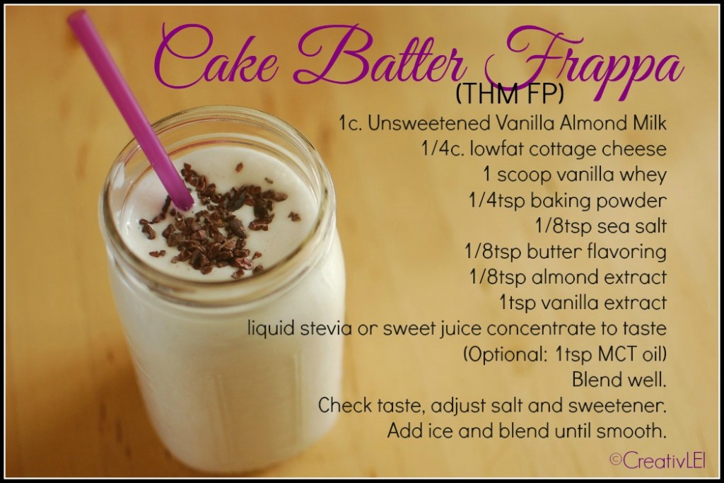 Cake Batter FSF recipe (THM FP)