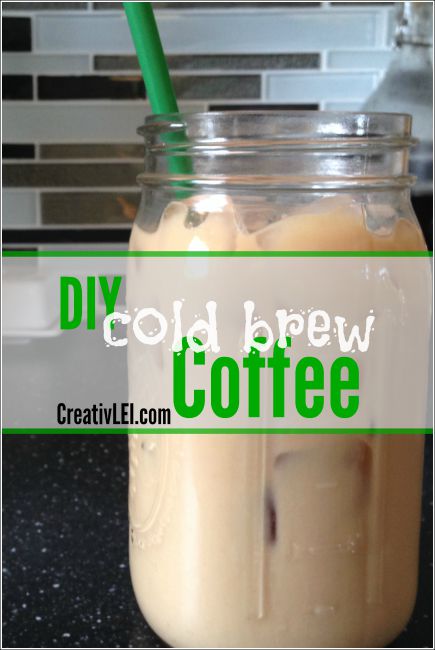 Easy DIY cold brew coffee