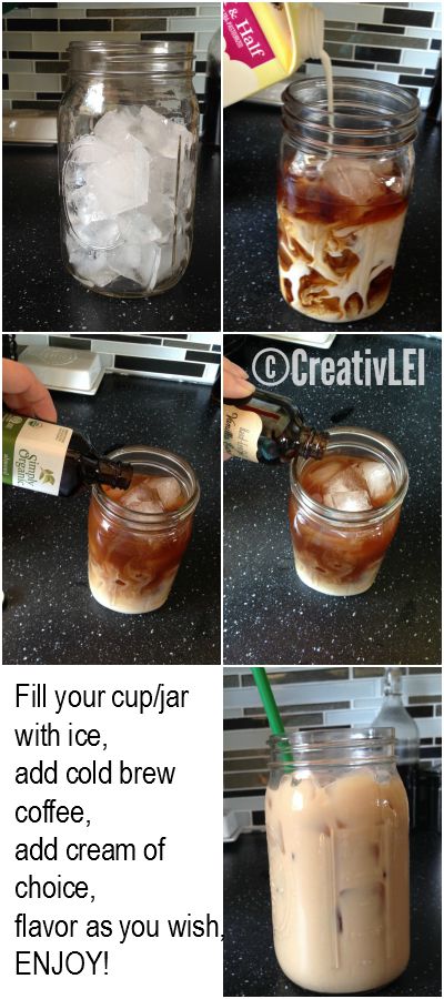 Flavor your cold brew coffee any way you enjoy it, save money by making it at home!