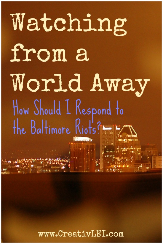 Watching from a World Away: The Baltimore Riots