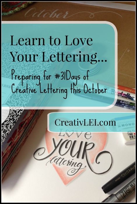 Do You Want to Learn Hand-lettering?