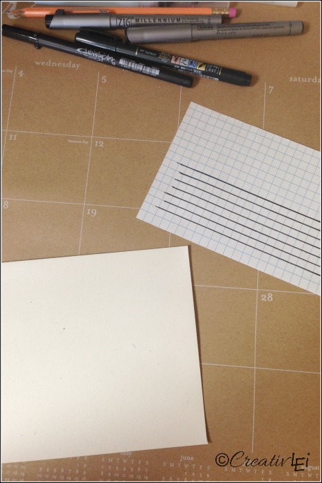 An envelope and guide sheet to prepare mail art. CreativLEI.com
