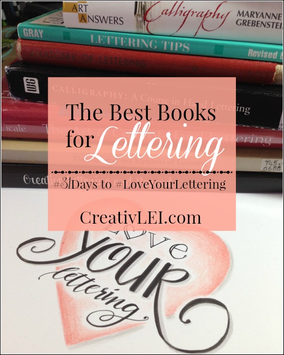 Find some of the best books available for helping you continue to learn calligraphy and hand lettering. CreativLEI.com