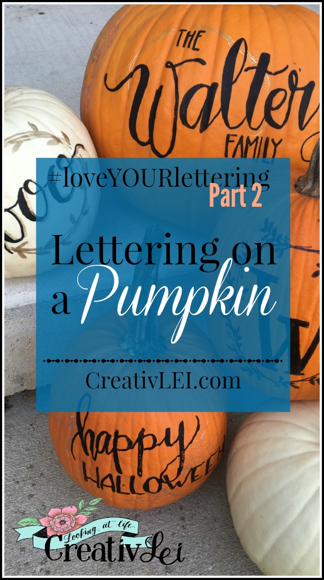 hand-lettering-on-a-pumpkin