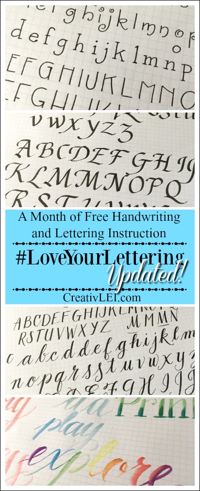 Love Your Lettering with CreativLEI.com Now Updated