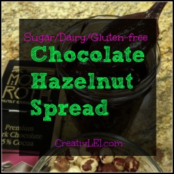 (Sugar/Dairy/Gluten-Free) Chocolate Hazelnut Spread [THM-S]