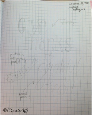 Combining Lettering Techniques {#LoveYourLettering} - CreativLEI