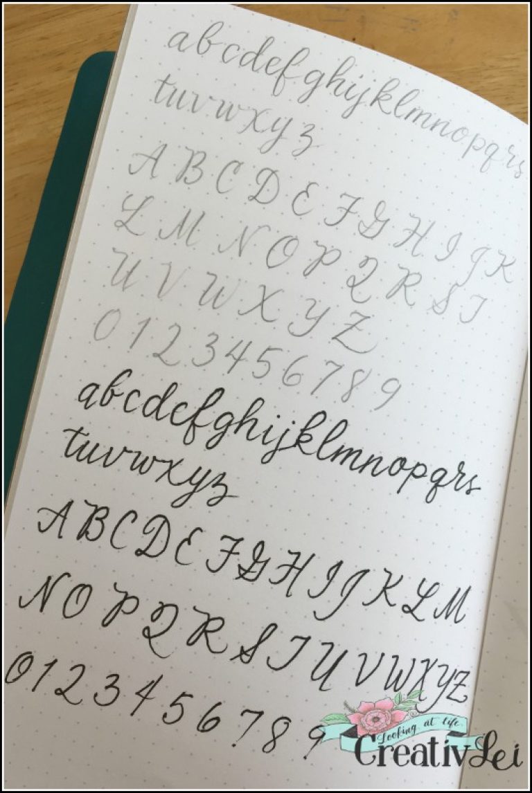 Reviewing Basic Cursive Penmanship - CreativLEI