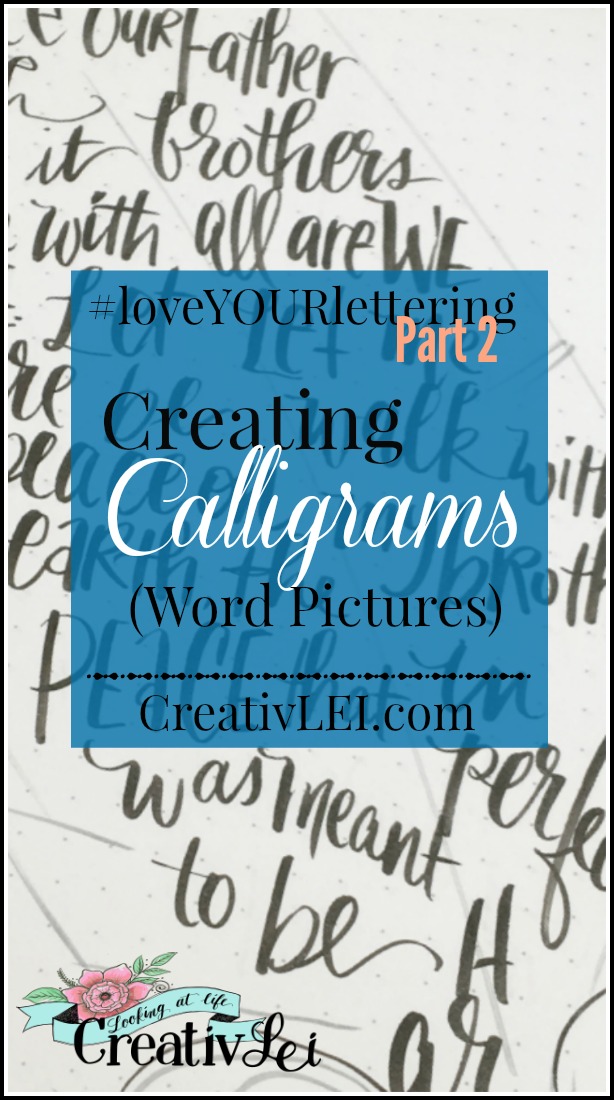 Creating a Calligram