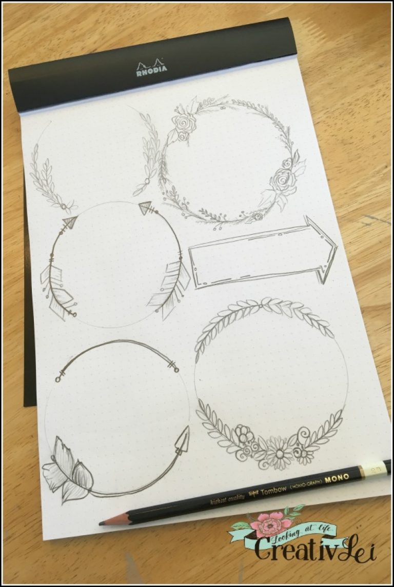 Easy Wreaths and Arrows for Hand Lettering - CreativLEI