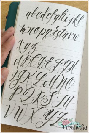 Reviewing Modern Brush Lettering - CreativLEI